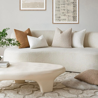 Bouclé Cushion Cover Soft Texture For Home