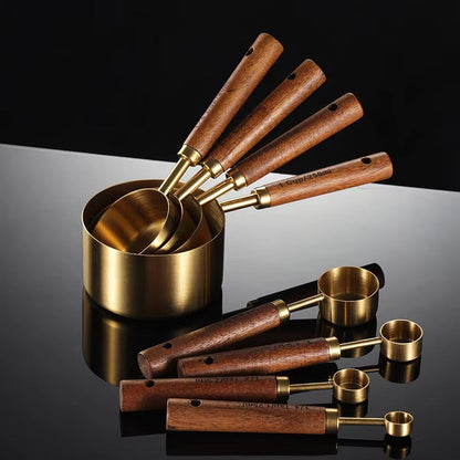 Measuring Cups & Spoons Stainless Handles