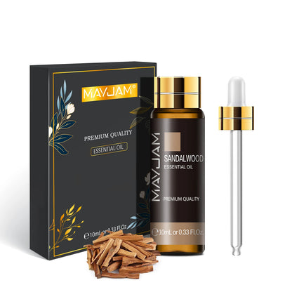 10Ml Pure Plant Essential Oil for Humidifier Diffusers Mint Lavender Tea Tree Rose Vanilla Sandalwood Jasmine Pure Nature Oil