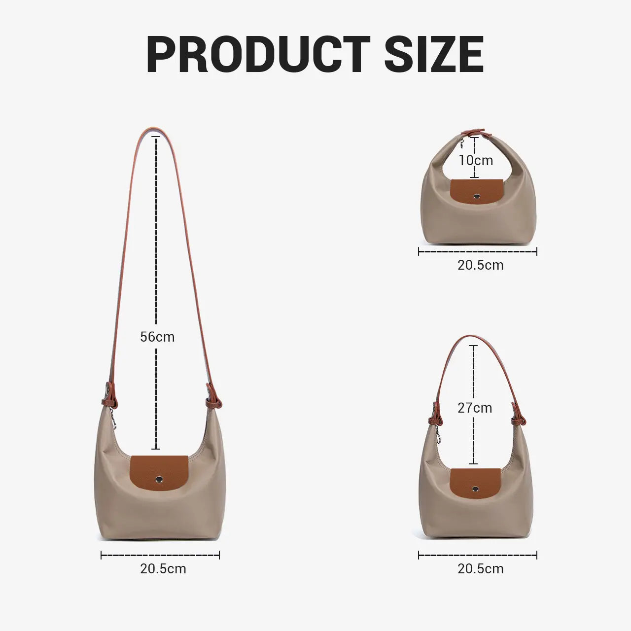 DURV Crossbody Bags for Women, Minimalist Crescent Nylon Shoulder Purse with Adjustable Strap, Lightweight Satchel for Casual Women'S Fashion, Adjustable Purse, Everyday Bag, Purse Shoulder Bag