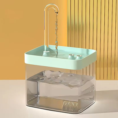 Ultra-Quiet Cat Water Fountain Filter Smart Automatic Pet Dog Water Dispenser&amp;Burnout Prevention Pump1.5L Recirculate Filtrin