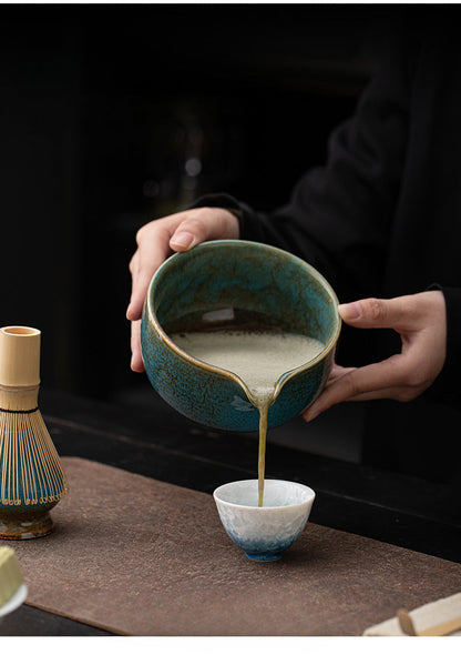 Japanese Matcha Set – Handmade Ceramic – 4-Piece Set