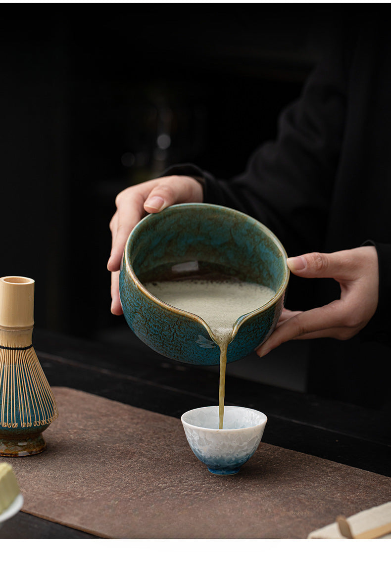 Japanese Matcha Set – Handmade Ceramic – 4-Piece Set