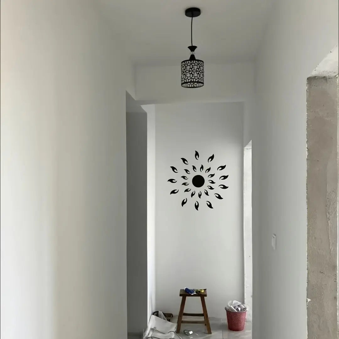 Acrylic Mirror Wall Sticker Sunflower Self-Adhesive, Soft Mirror Wall Decor, Home Decor for Bedroom, Living Room, Office, Easy to Apply and Remove