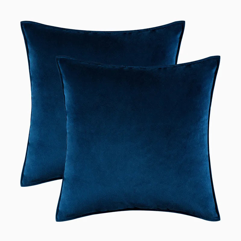 Velvet Cushion Cover – Soft Fabric – Hidden Zip