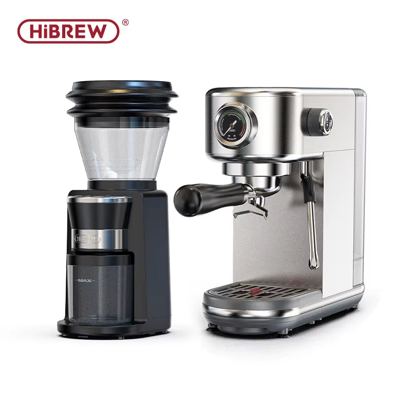 Coffee Mill Automatic Electric Coffee Grinder with 31 Gears for Espresso American Coffee Pour over Visual Bean Storage G3