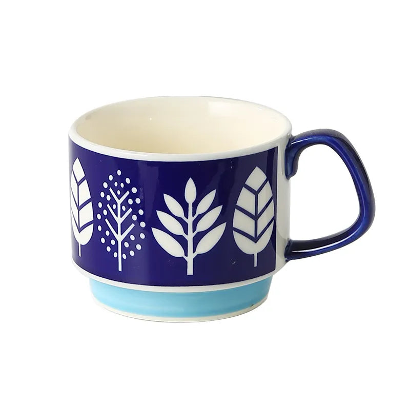 Retro Coffee Mug – Ceramic – 300ml – Mid-Century Design