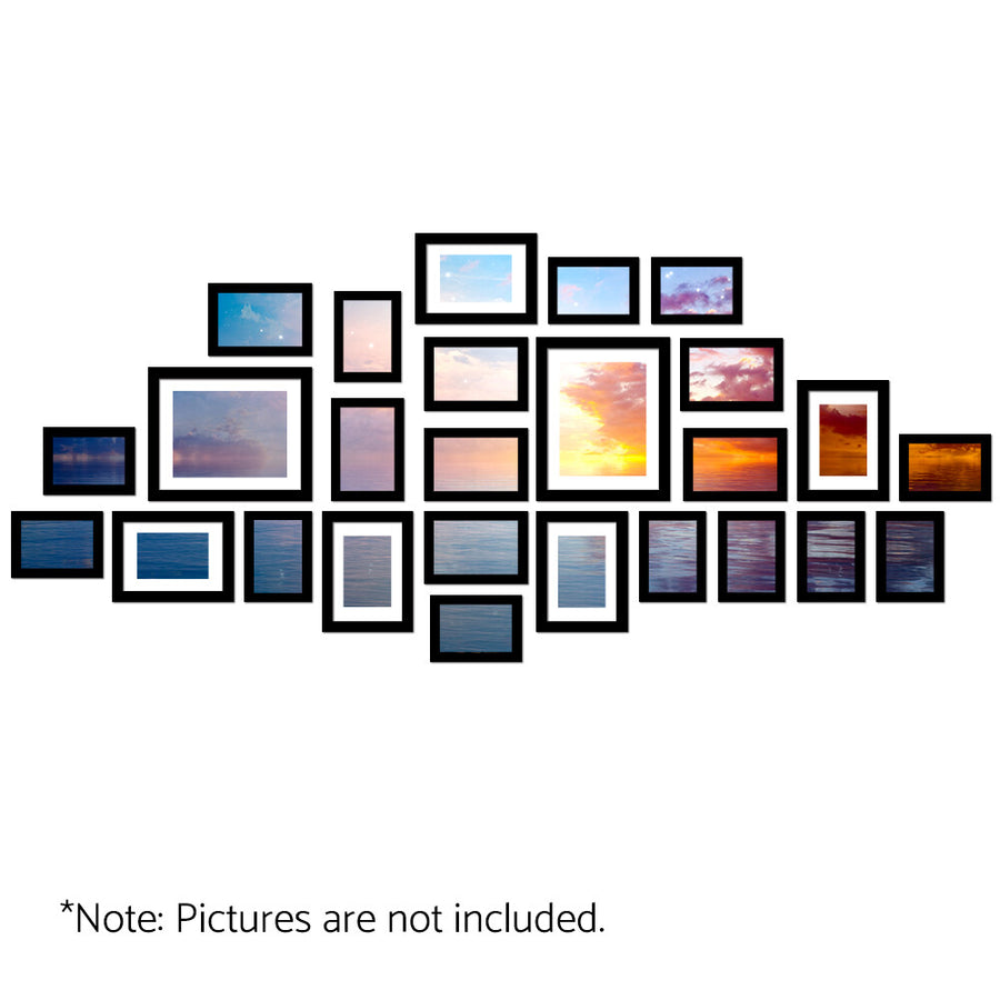 Artiss Photo Frames Set Picture Frame Family Wall Art White Black 3/11/26/30Pc