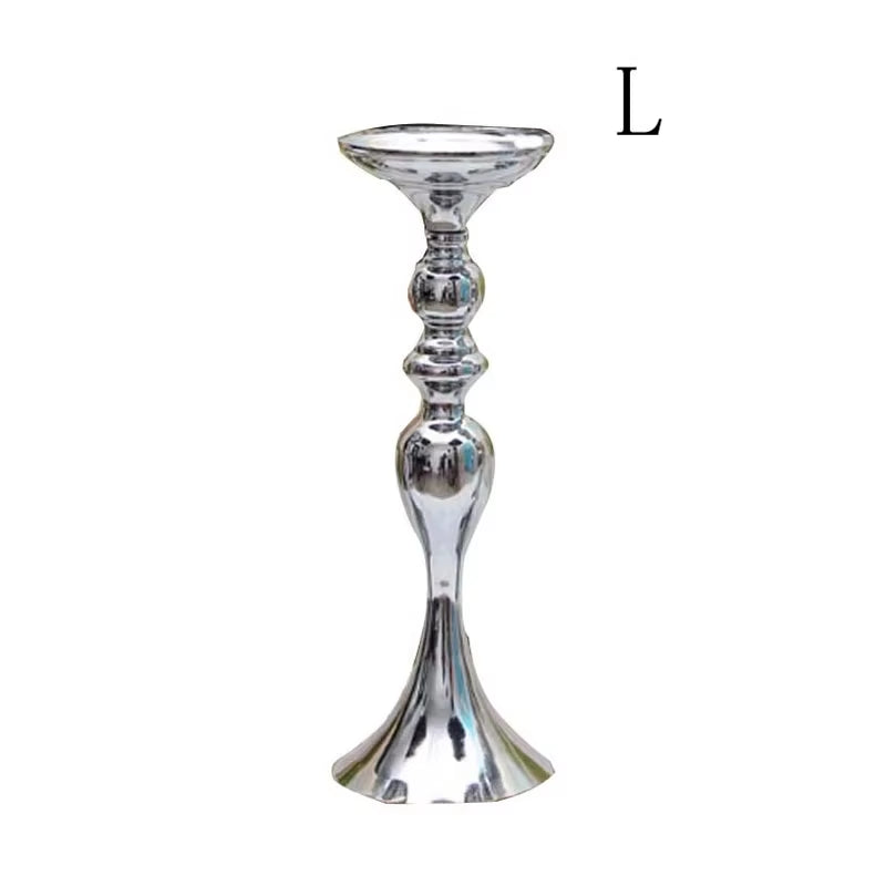 Candle Holders Christmas Decorations Wedding Centerpieces Lantern Stand Home Gold Flower Vase Table Centerpiece Event Flowe