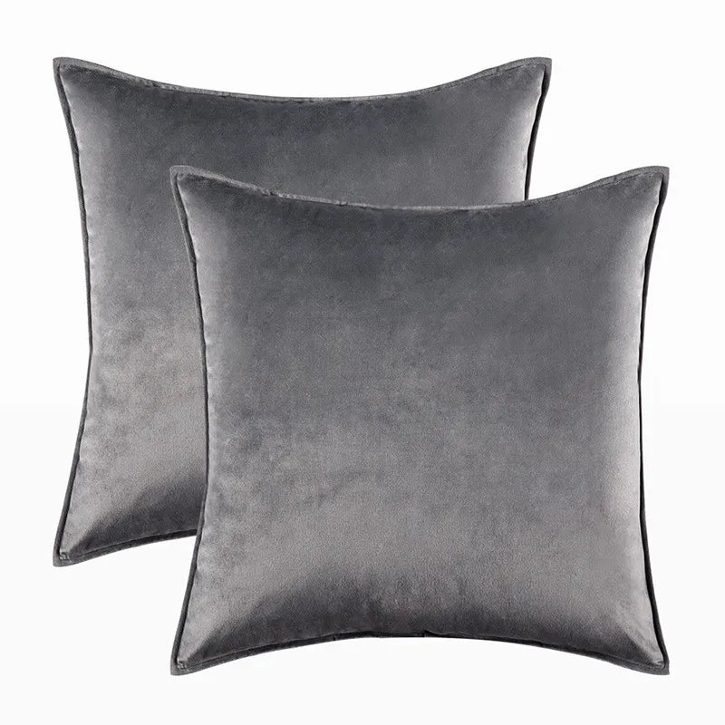 Velvet Cushion Cover – Soft Fabric – Hidden Zip