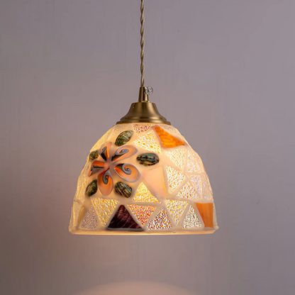 Retro Pendant Light Colourful Shell
