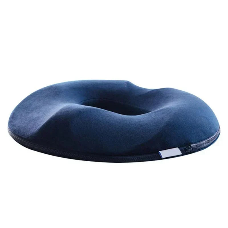 Ergonomic Seat Cushion Memory Foam Breathable Cover 