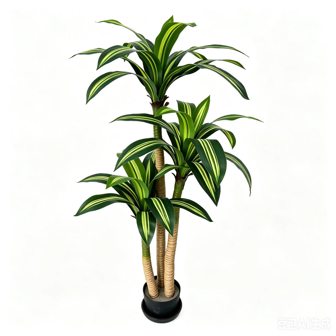 4/5/6FT Artificial Dracaena Tree (No Pot) - High Realism, Fade-Resistant, Natural Gradient Artificial Plant for Home Decor, Busy Lifestyles, Indoor/Outdoor Low-Maintenance Home Supplies Trending