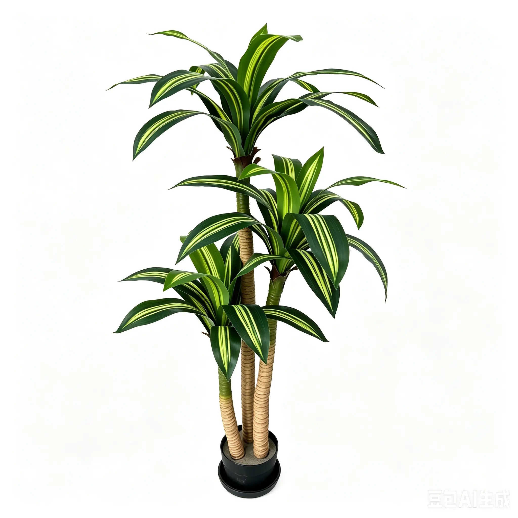 4/5/6FT Artificial Dracaena Tree (No Pot) - High Realism, Fade-Resistant, Natural Gradient Artificial Plant for Home Decor, Busy Lifestyles, Indoor/Outdoor Low-Maintenance Home Supplies Trending