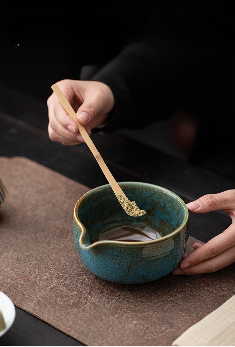 Japanese Matcha Set – Handmade Ceramic – 4-Piece Set