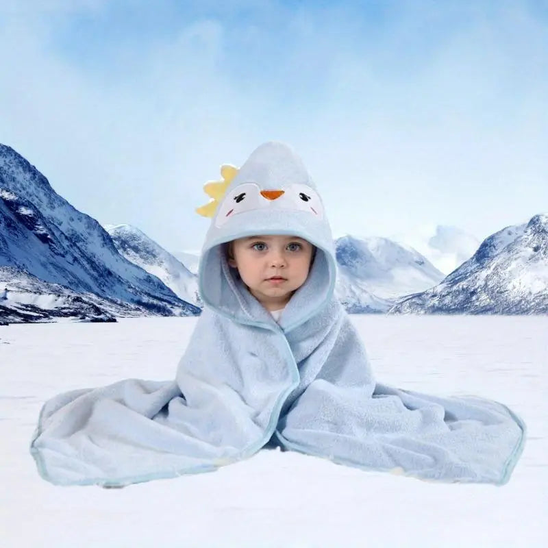 Premium Ultra-Soft, Absorbent Bath Towel — 31.5" X 31.5" (80 X 80 Cm) — Breathable Towel with Adorable Animal Patterns (Doubles as a Bath Towel, Blanket, or Beach Towel) — an Essential Must-Have for All Seasons.