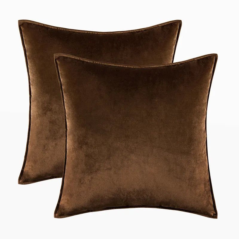 Velvet Cushion Cover – Soft Fabric – Hidden Zip