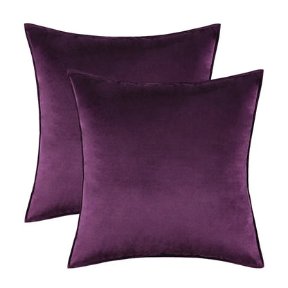 Velvet Cushion Cover – Soft Fabric – Hidden Zip