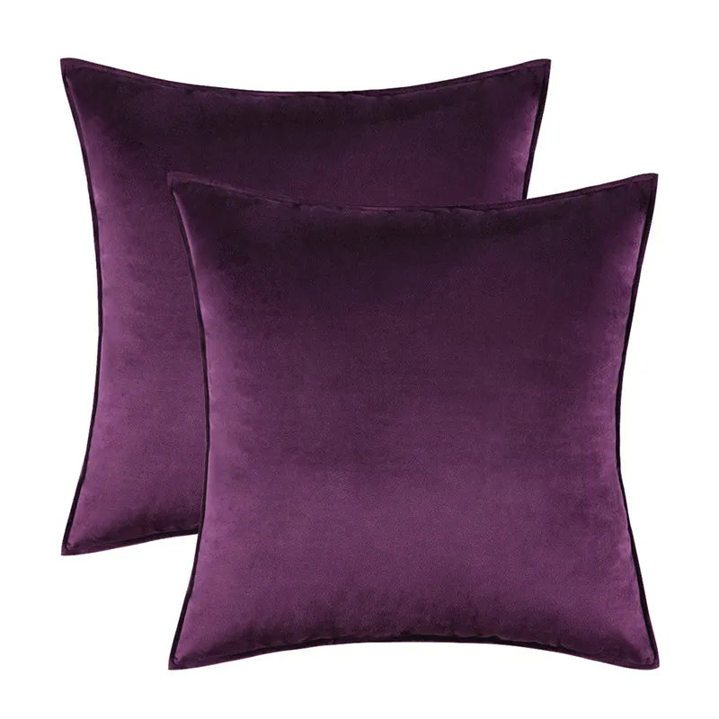 Velvet Cushion Cover – Soft Fabric – Hidden Zip