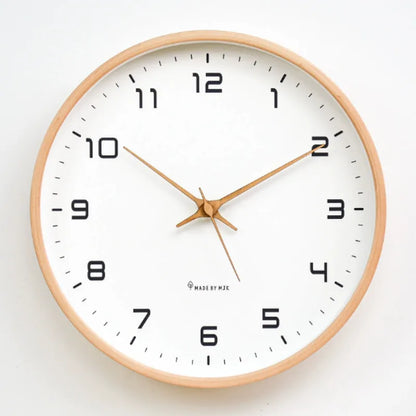 Wooden Wall Clock – Silent Movement – Minimalist Design