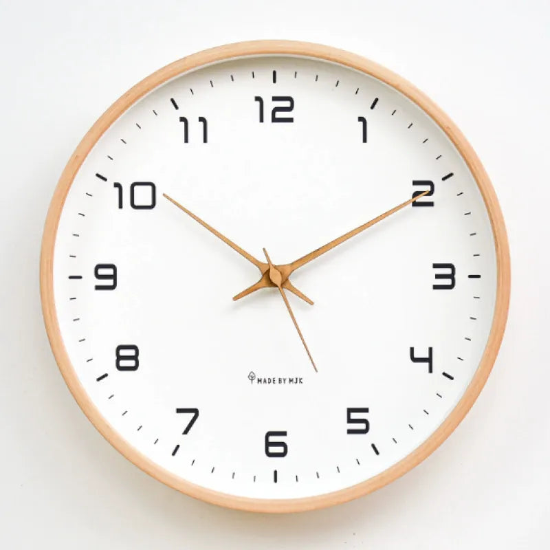 Wooden Wall Clock – Silent Movement – Minimalist Design