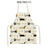 1Pcs Kitchen Apron Dachshund Animal Printed Sleeveless Cute Dachshund Aprons for Men Women Home Cleaning Tools 55*68Cm Tablier