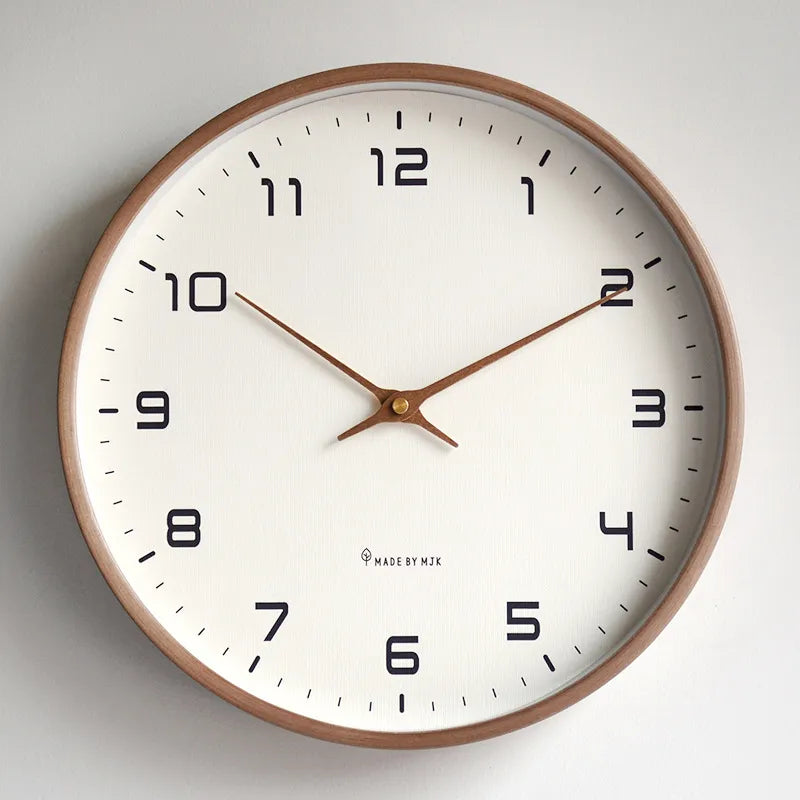 Wooden Wall Clock – Silent Movement – Minimalist Design