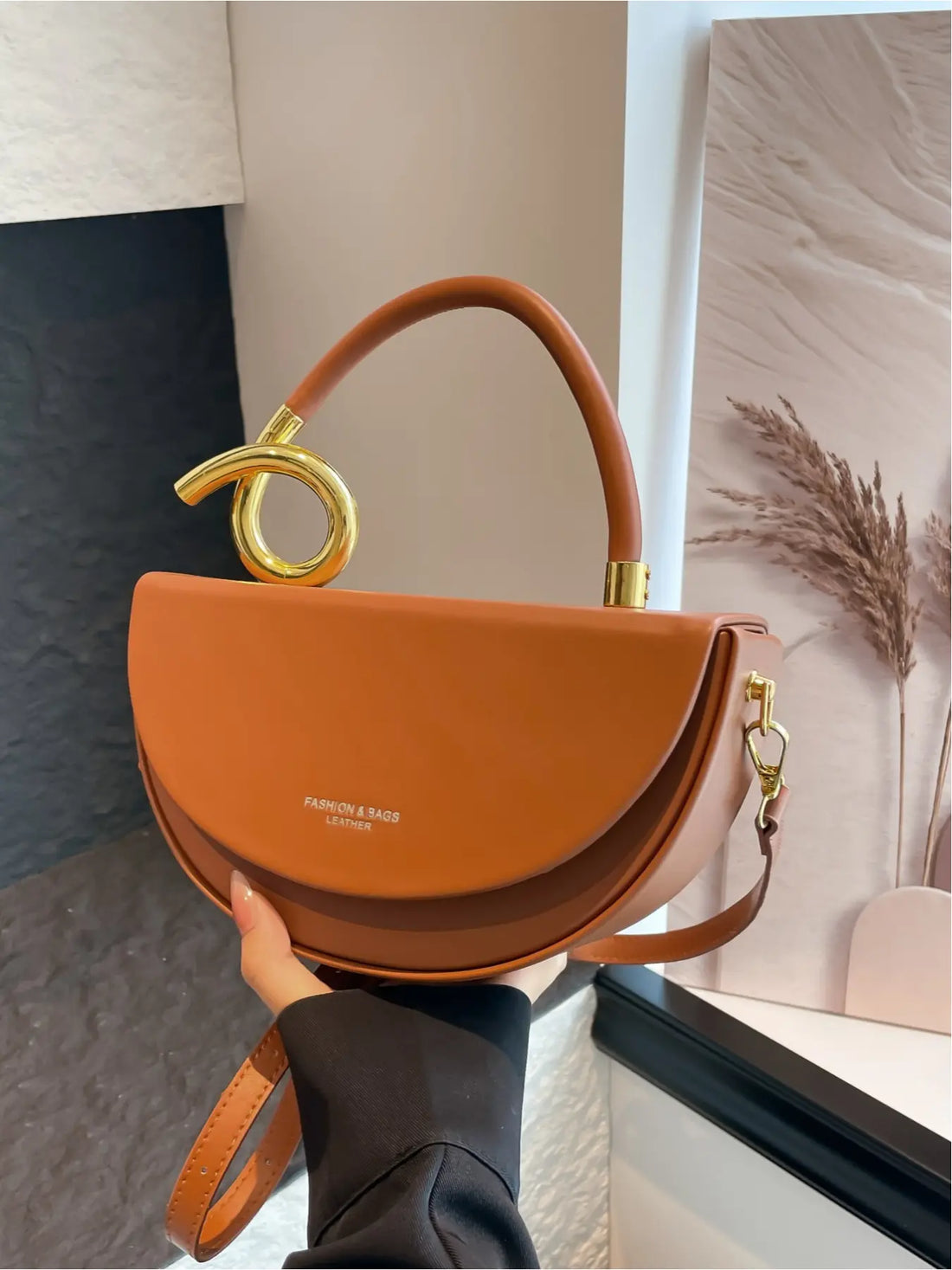 Exquisite Box Bag, Elegant Minimalist Handbag, Rope-Shaped Handle, Half-Moon Shape, Simple Commuting, Party, Chic Crossbody Purse, Fashion Crossbody Handbag, Shoulder and Crossbody Bag, Crossbody Shoulder Purses
