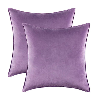 Velvet Cushion Cover – Soft Fabric – Hidden Zip