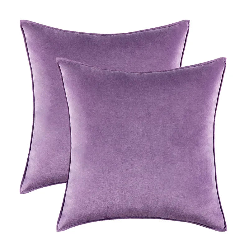 Velvet Cushion Cover – Soft Fabric – Hidden Zip