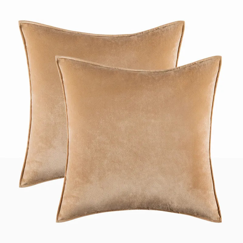 Velvet Cushion Cover – Soft Fabric – Hidden Zip