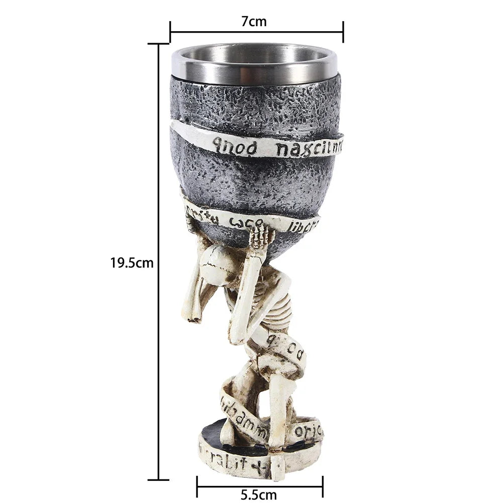 Viking Wood Style Beer Mug Simulation Wooden Barrel Beer Cup Double Wall Drinking Mug Metal Insulated 1PCS Bar Drinking Кружка