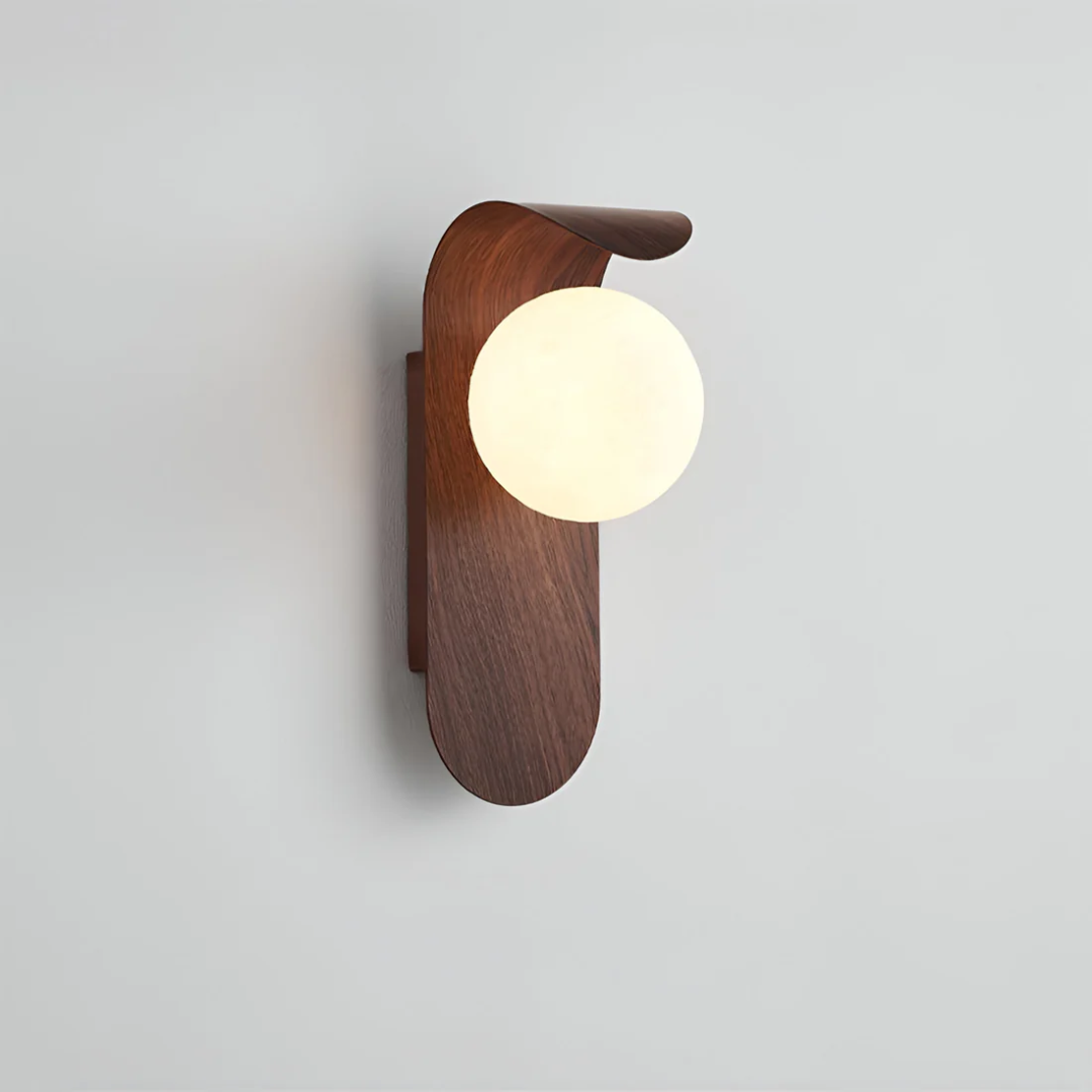 Scandinavian Wall Lamp – Wooden – G9 LED – Minimalist Indoor Light