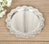 High-Grade 2/3 Layers Dessert Tray Silver Plated round Metal Cake Stand Cupcake Tray Wedding Party Decoration Cake Display Stand