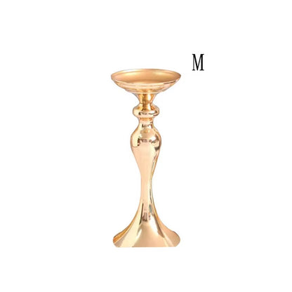 Candle Holders Christmas Decorations Wedding Centerpieces Lantern Stand Home Gold Flower Vase Table Centerpiece Event Flowe