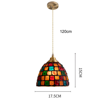 Retro Pendant Light Colourful Shell