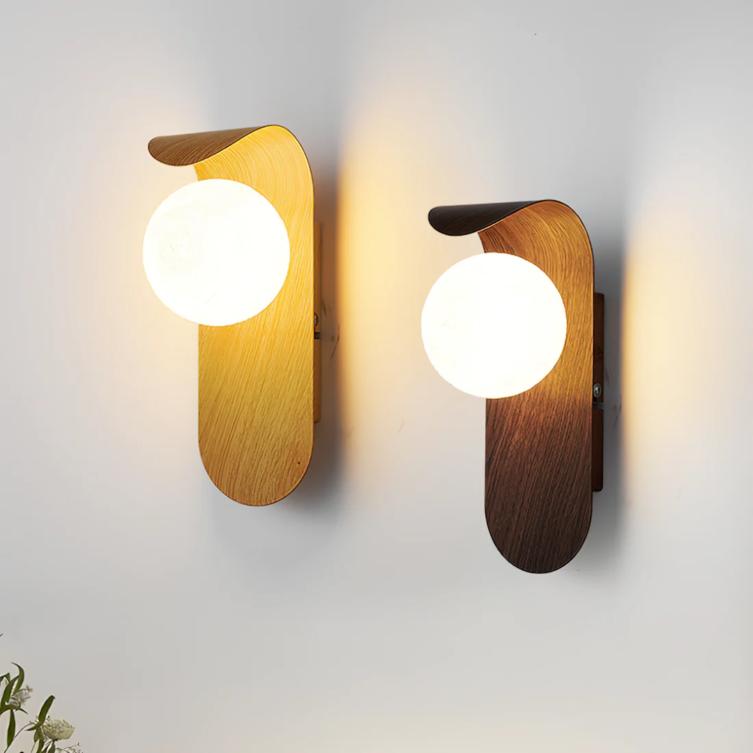 Scandinavian Wall Lamp – Wooden – G9 LED – Minimalist Indoor Light