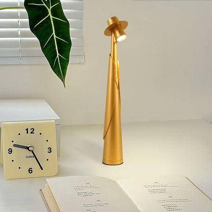 Rechargeable LED Desk Lamp – Touch Control – Adjustable – Hat Design