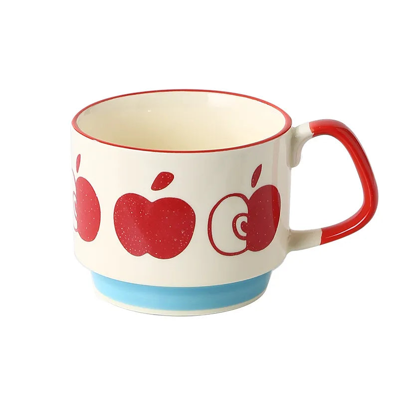 Retro Coffee Mug – Ceramic – 300ml – Mid-Century Design