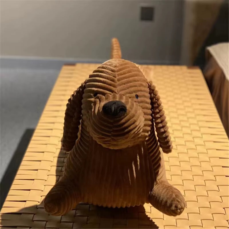 JOYLOVE 55~120Cm Dachshund Dog Cushion Lovers Brown Cute British Short-Legged Dachshund Dog Pillow Cushion Sofa Gift Plush Doll