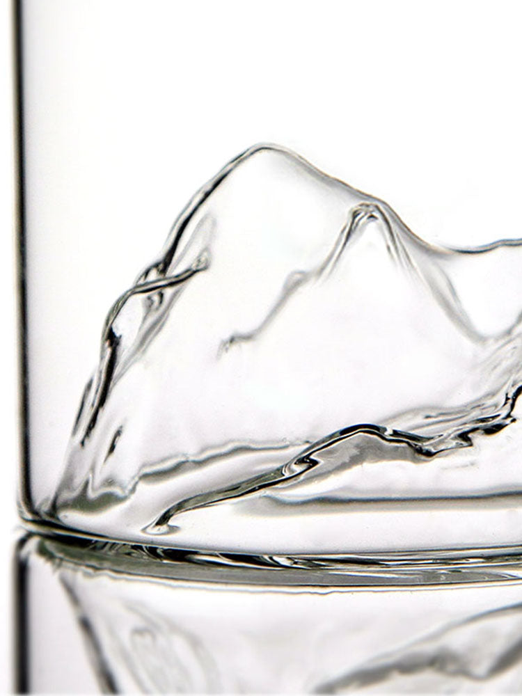 Whisky Glass – Mountain Design – Heat-Resistant Glass