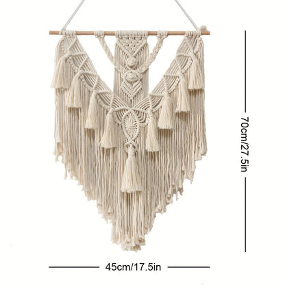 Macrame Wall Hanging – Handwoven – Boho – Indoor Wall Décor