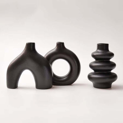 Bohemian Ceramic Vase Set for Stylish Home Decor