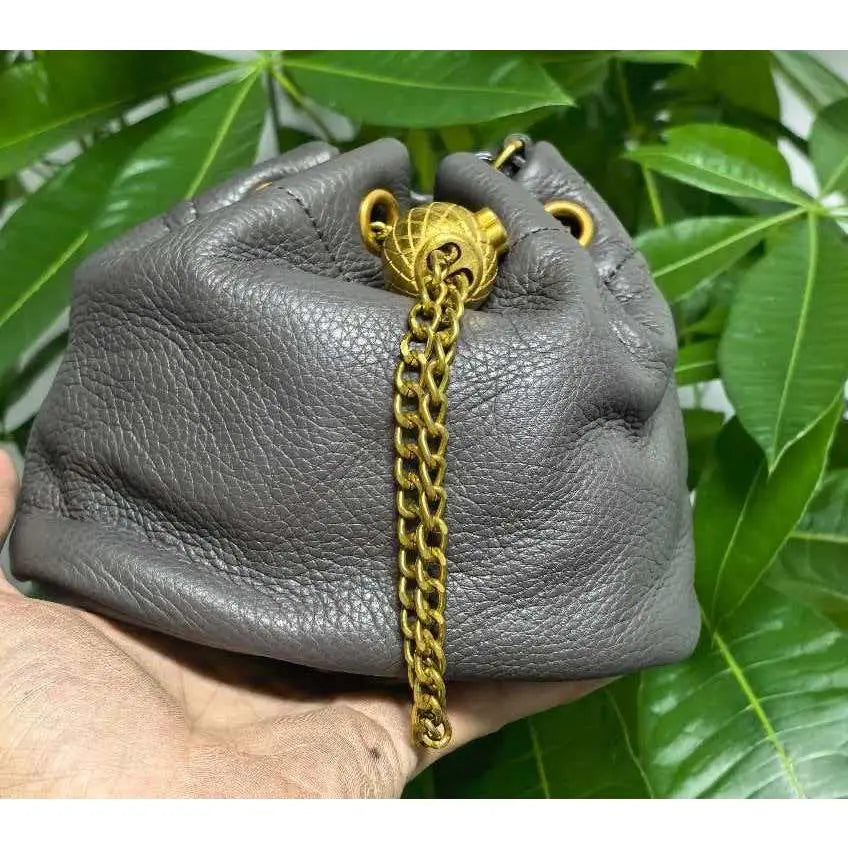 Women'S Top-Layer Cowhide Aesthetic Shoulder Bag - Versatile All-Season Ladylike Purse, Convertible to Crossbody Shoulder Handbag, Stylish Daily Accessory