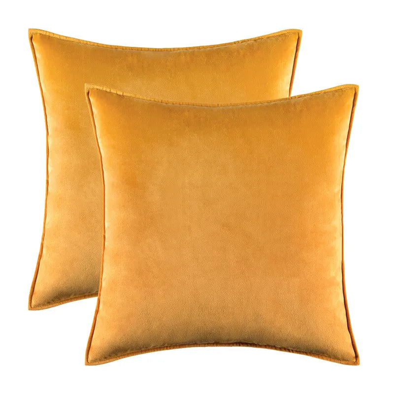 Velvet Cushion Cover – Soft Fabric – Hidden Zip