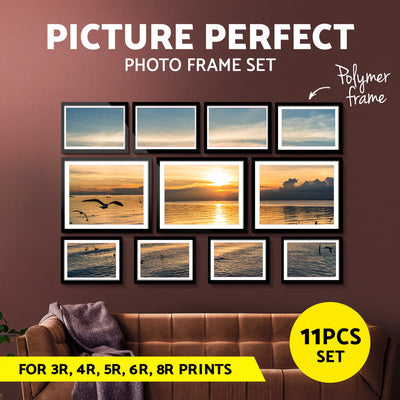 Artiss Photo Frames Set Picture Frame Family Wall Art White Black 3/11/26/30Pc