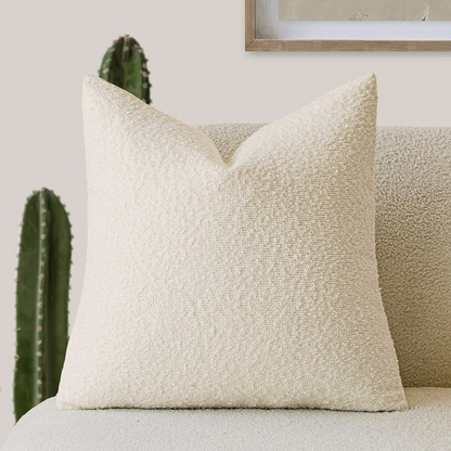 Bouclé Cushion Cover Soft Texture For Home