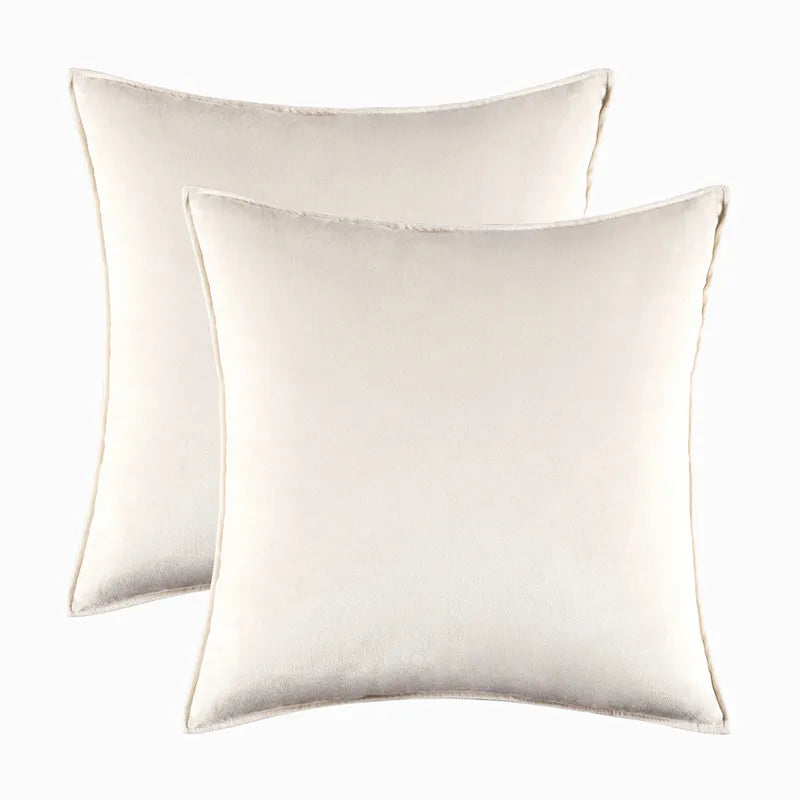 Velvet Cushion Cover – Soft Fabric – Hidden Zip