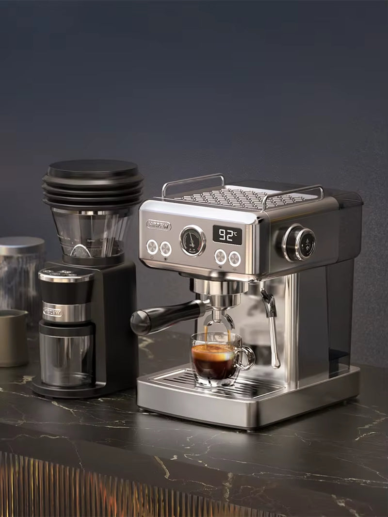 Coffee Mill Automatic Electric Coffee Grinder with 31 Gears for Espresso American Coffee Pour over Visual Bean Storage G3