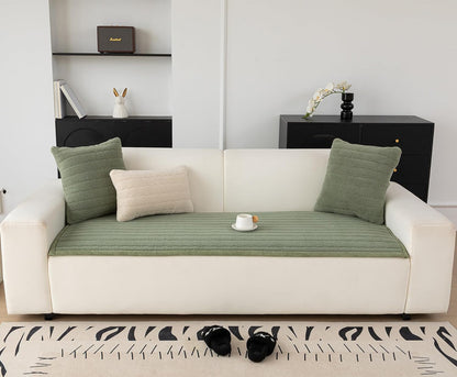 Non-Slip Sofa Cover – Soft Plush Fabric – Washable